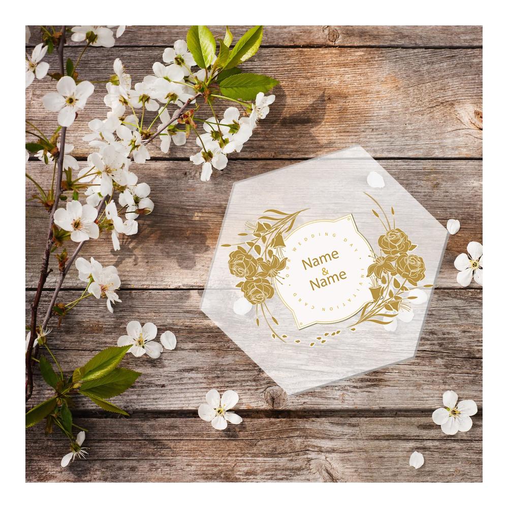 Hochwertige 80 Stück Acryl Tischkarten Set - Personalisiert und Transparente Platzkarten für Hochzeit Party und Event Dekoration - Ideal für Tischdekorationen und Sitzordnung