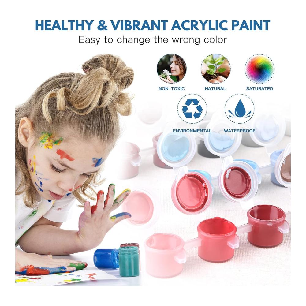 Entdecken Sie die Kreativität Malen-nach-Zahlen-Kits - DIY Pflaumenbusch für Kinder und Anfänger - Lebendige Home Wall Deko - Geschenkidee 40x50cm (Ohne Rahmen