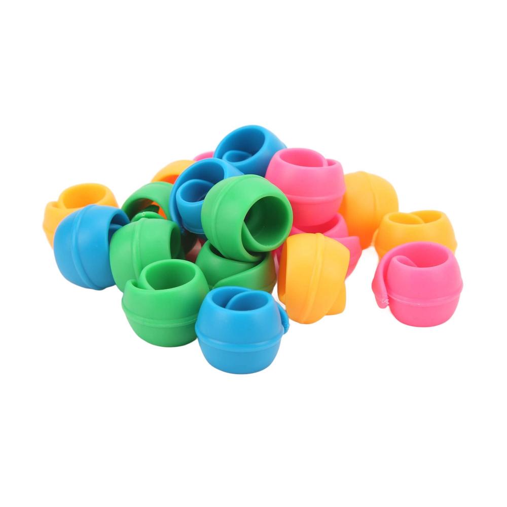 Premium Silikon-Spulenhalter Clips – 20 Stück Fadenhalter für Nähmaschinen Verhindert effektiv das Abwickeln Nähspulenschutz für präzises Nähen und Stickerei Must-Have Zubehör für Nähliebhaber
