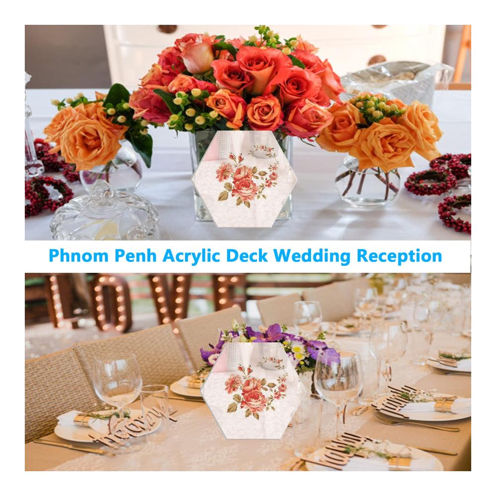 Hochwertige 80 Stück Acryl Tischkarten Set - Personalisiert und Transparente Platzkarten für Hochzeit Party und Event Dekoration - Ideal für Tischdekorationen und Sitzordnung