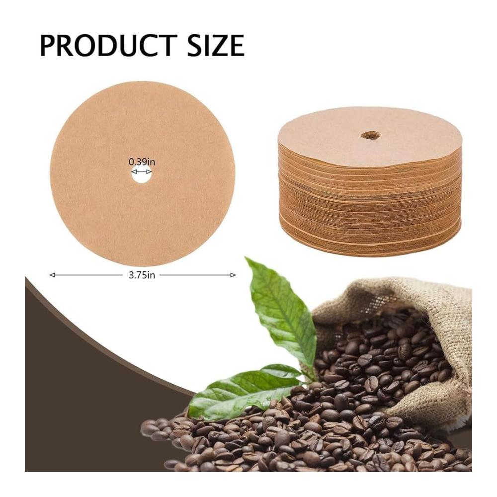 Entdecken Sie den Genuss mit Leichtigkeit! 400 Stück ungebleichte Einwegfilter für Perkolator-Kaffee 95 cm Durchmesser. Scheiben-Kaffeefilter in holzfarbener Optik - langlebig einfach zu installieren und zu bedienen. Perfekt filtrierter Kaffeegenuss wartet auf Sie