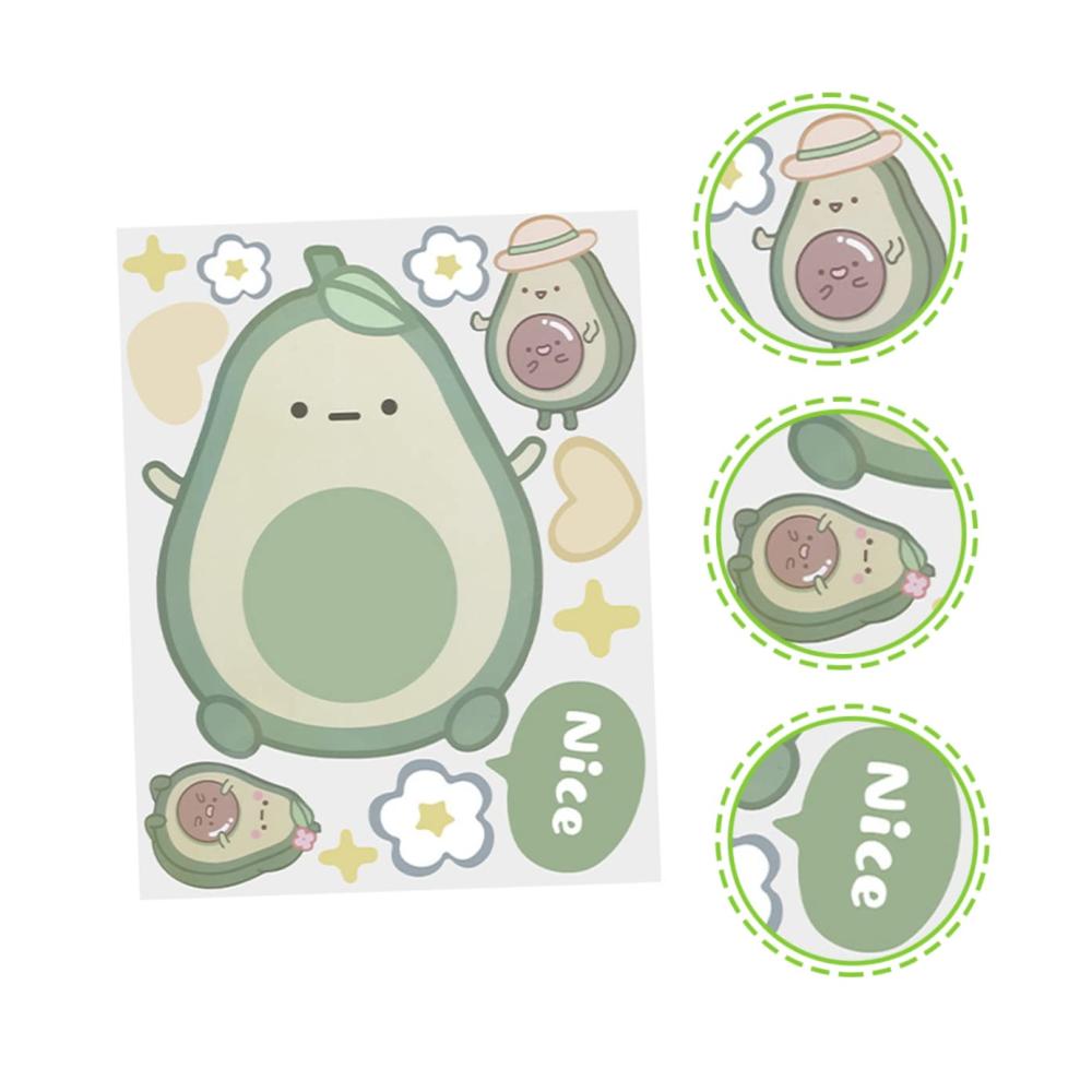 Magnetische Vielfalt 24 Avocado-Frischmacher Magnete für Kühlschrank Obst & Spaß – Dekorative Wandaufkleber Kinderlieblinge Lebensmittel-Highlights
