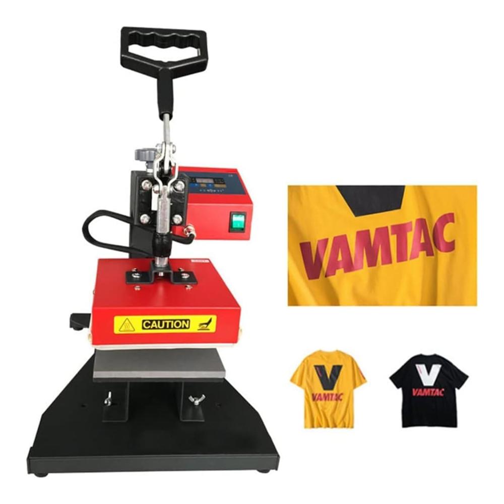 Hochwertige 5 9X5 9 Druckpresse | Sublimationshitze | T-Shirt-Druckmaschine | Tisch-Wegschwenk-Transferpresse für T-Shirts Kissenbezüge Stoffe Keramik Metalle | Perfekt für Heim und Gewerbe
