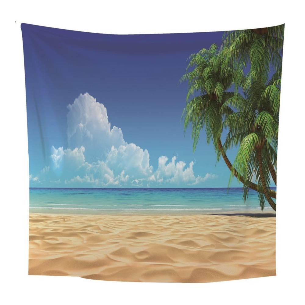 Entdecken Sie den Zauber der Wandteppiche Skcess Großformatiger Wandteppich mit Schwarz-Gelbem Minimalismus-Thema und Schneeflockenmuster aus hochwertigem Polyester - 350X256CM