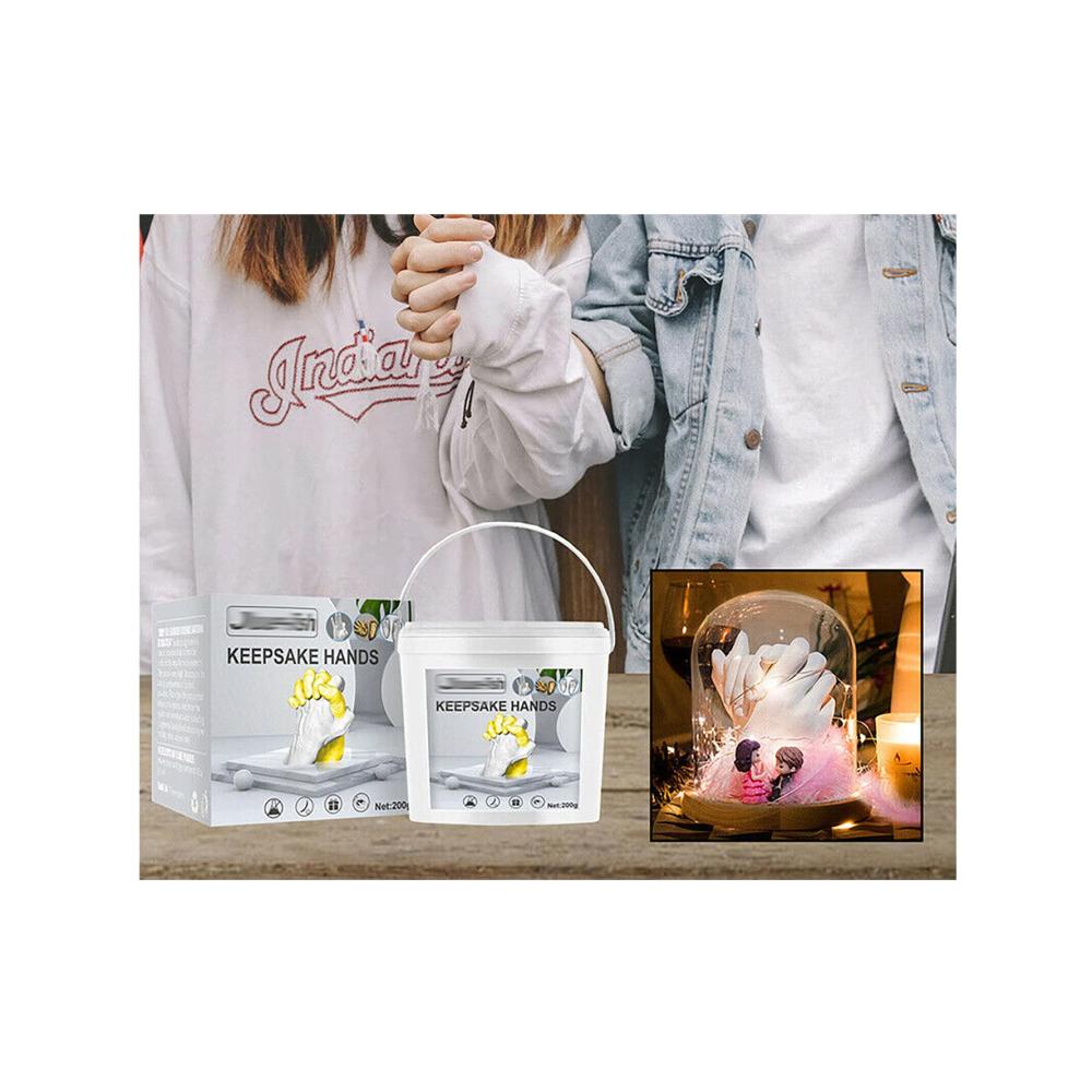 Schmuckherstellungs-Sets 3D-Handform-Set für Paare & Andenken - DIY Gips Klon Handwerk - Perfekte Geschenkidee - Gips-Handform-Gieß-Set für Hochzeiten & mehr