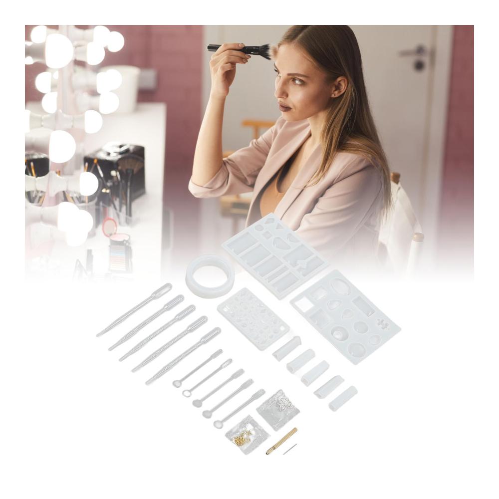Premium Gießöfen Set für DIY-Schmuckherstellung | Glattere Oberfläche & Wiederverwendbare Silikonformen | Ideal für Kunstschmuck-Anhänger | Leicht zu handhaben & langlebig