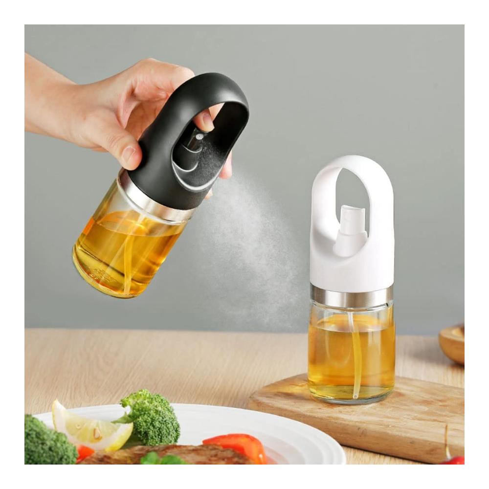 Premium Ölsprüher & Gewürzspender für genussvolles Grillen! Großkalibrige Flasche mit staubdichtem Design und ölkontrollierendem Sprühmechanismus (Farbe B) - Innovatives Kocherlebnis