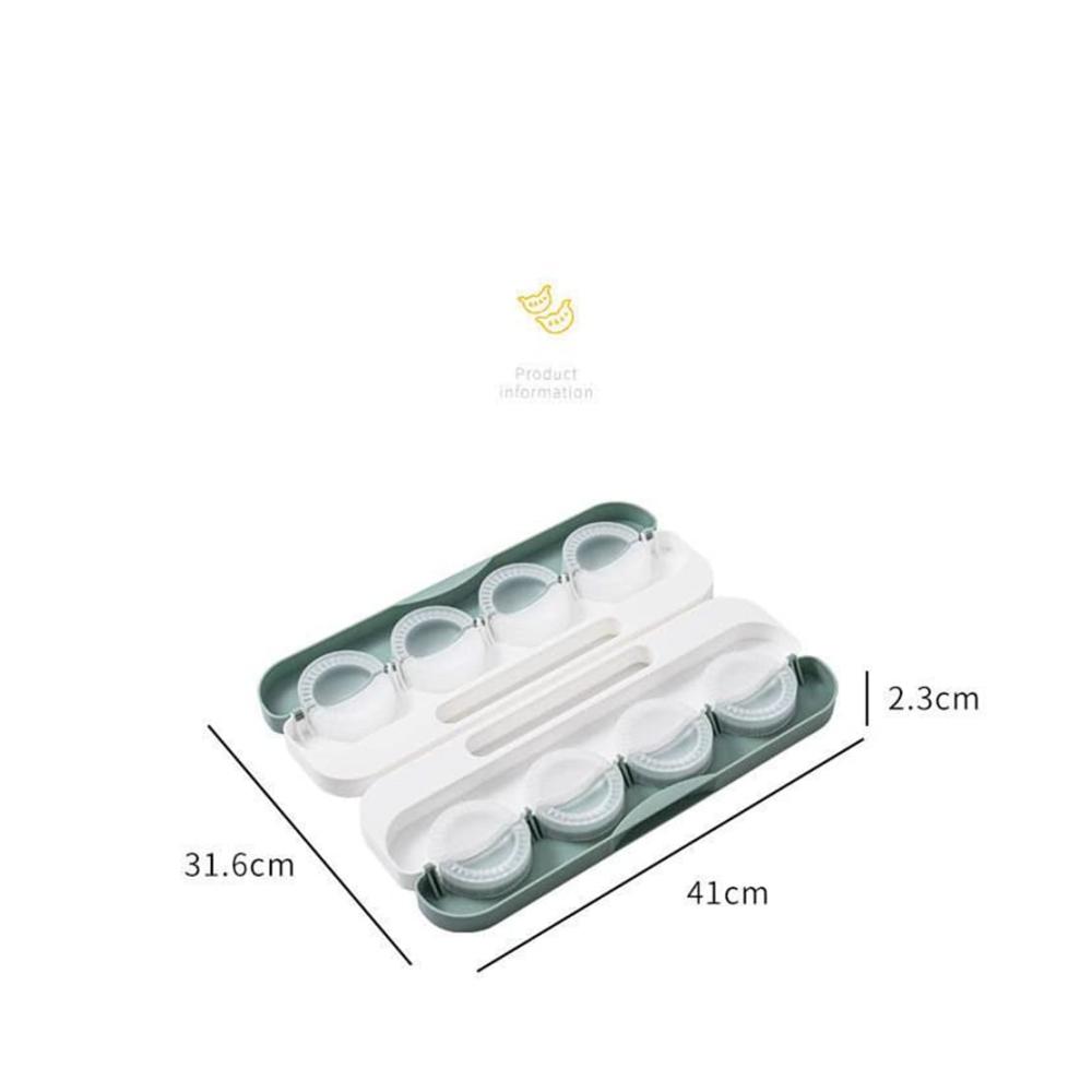 Manuelle Nudelmaschine Teigtaschenformer & Knödelpresse für 8 Wrapper - Tragbares Teigpressen-Set für perfekte Pie Ravioli & Knödel - Küchenzubehör für hausgemachte Köstlichkeiten