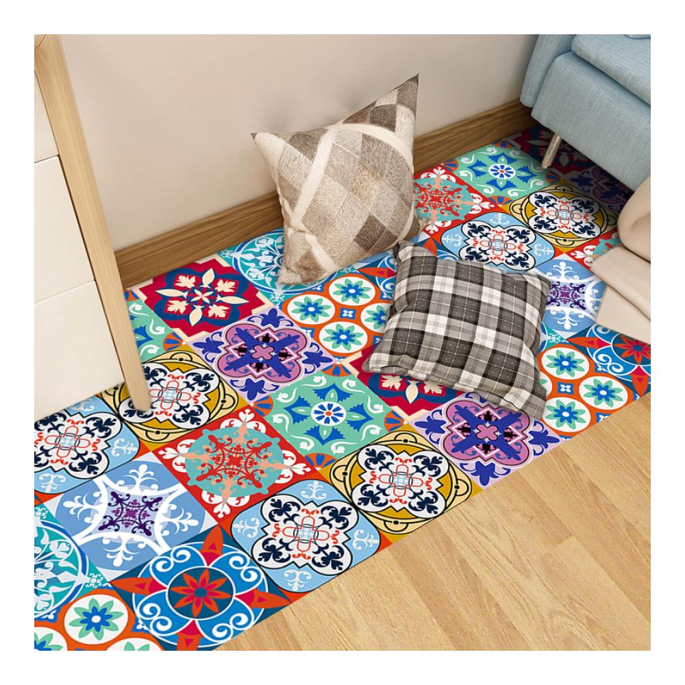 Verleihen Sie Ihrem Zuhause Farbe und Stil mit unseren Fliesenaufklebern 15x15 cm für Badezimmer und Küche | Selbstklebende Vinyl-Aufkleber in 10 lebendigen Designs | Spritzschutz und Dekor