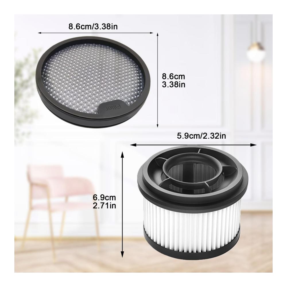 Hochwertige Hepa-Vorfilter für Dreame T10/T20/T20Pro/T30/T30NEO Staubsauger - 3 Stück Zubehörset Waschbare Ersatzteile für maximale Leistung und L