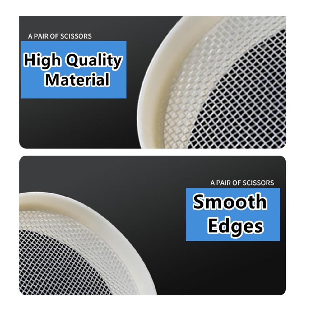 Premium Mehlsieb – 20cm Rundes Nylon Mesh Sieb für Küche und Labor Lebensmittelqualität Bohnenfilter Feinmaschig 8-500Mesh Effizientes Filtersieb für perfekte Backergebnisse