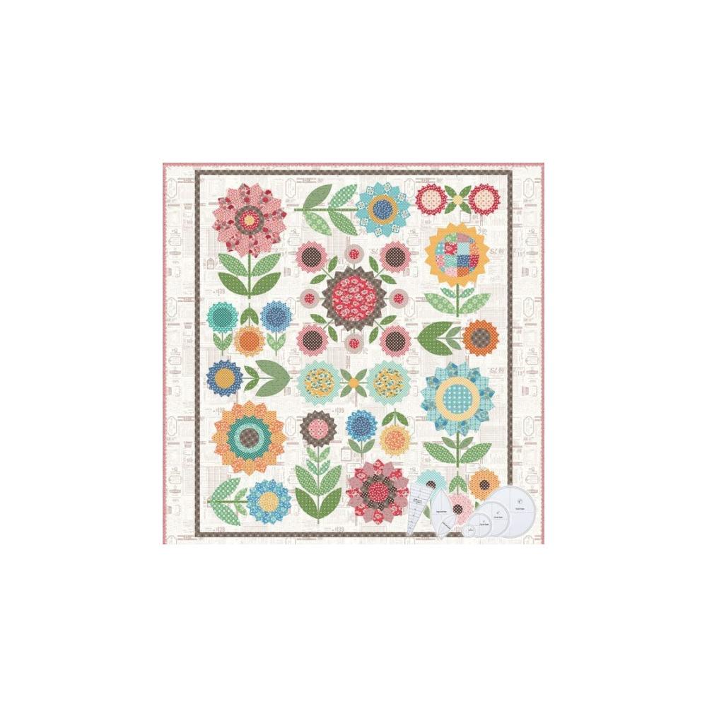 Entdecken Sie kreative Vielfalt! Sonnenblume Quilt Vorlage Set - Perfekt für DIY Acryl Quilting. Schneiden Sie mühelos Nähmuster mit diesem hochwertigen Vorlagen-Set. Ideales Zuhause für Kunsthandwerk und Nähen. Erwecken Sie Ihre künstlerische