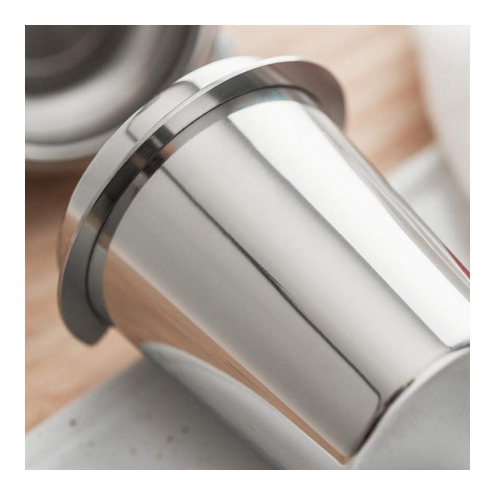 Edelstahl Tamper 51mm für perfekten Espresso – Kaffeepulver dosieren wie ein Profi! Hochwertiger Dosierbecher für Espresso-Maschinen und Portafilter – Präzises Tampen für aromatischen Kaffeegenuss