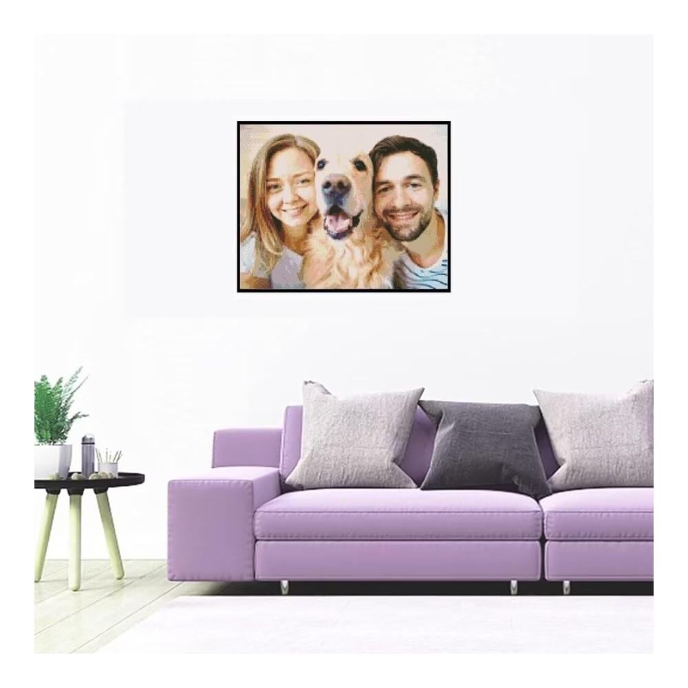 Erstellen Sie funkelnde Kunstwerke mit Mosaikfliesen Personalisierte Diamantgemälde für Zuhause und Geschenke (30 * 40CM