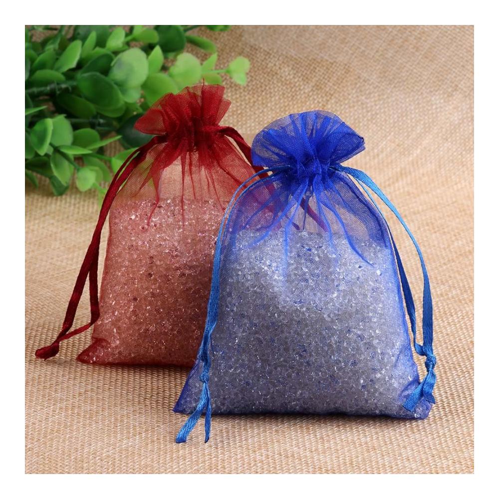 100 Organzabeutel für Schmuck & Geschenke | 24 Farben | Perfekt für Hochzeiten Weihnachten & mehr | Kordelzugbeutel für elegante Verpackung