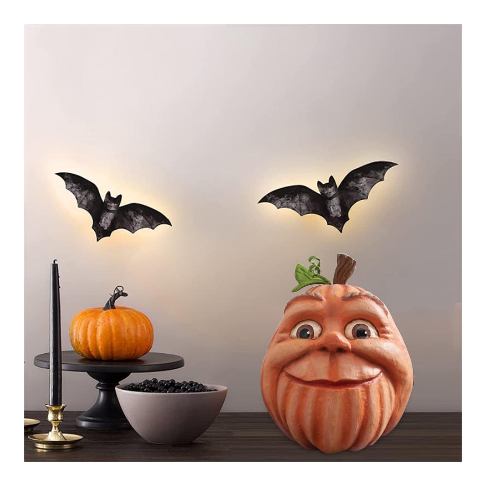 Frische Früchte für Herbstzauber Realistische Kürbis-Deko für Halloween & Erntedankfest - Simulation Harz Kürbisse für authentische Atmosphäre