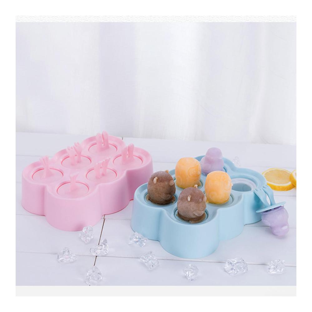 Erstellen Sie mit unserer DIY Silikon Eisform Mini-Eis am Stiel ganz einfach Ihre Lieblingsleckereien! Wiederverwendbar BPA-frei für gesunde Leck