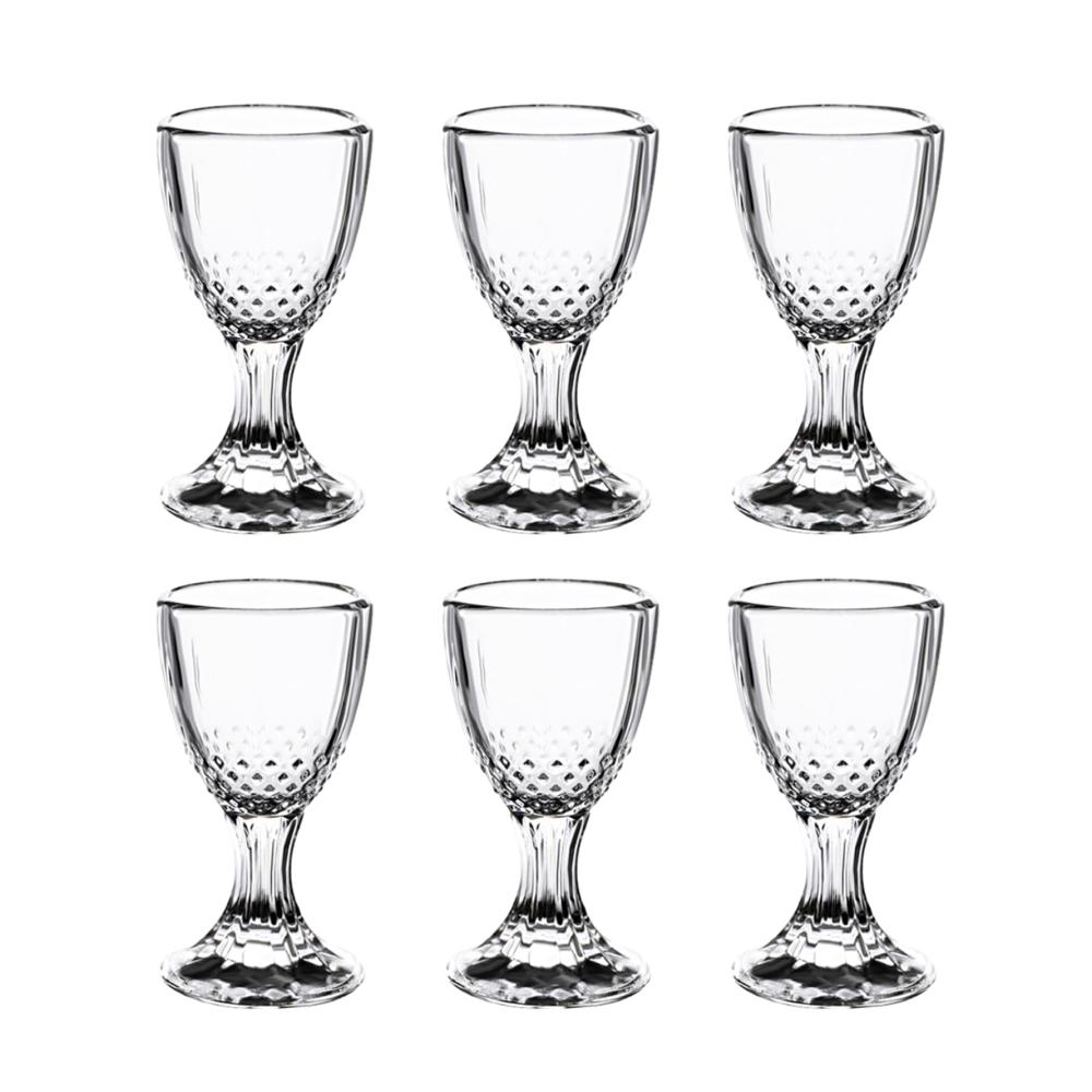 Entdecken Sie die Eleganz 6er-Pack 04 Unzen/10 ml Schnapsgläser - Perfekt für Baijiu Sake und mehr! Stilvolle chinesische Gläser für Tequila und Vodka. Ideales Geschen