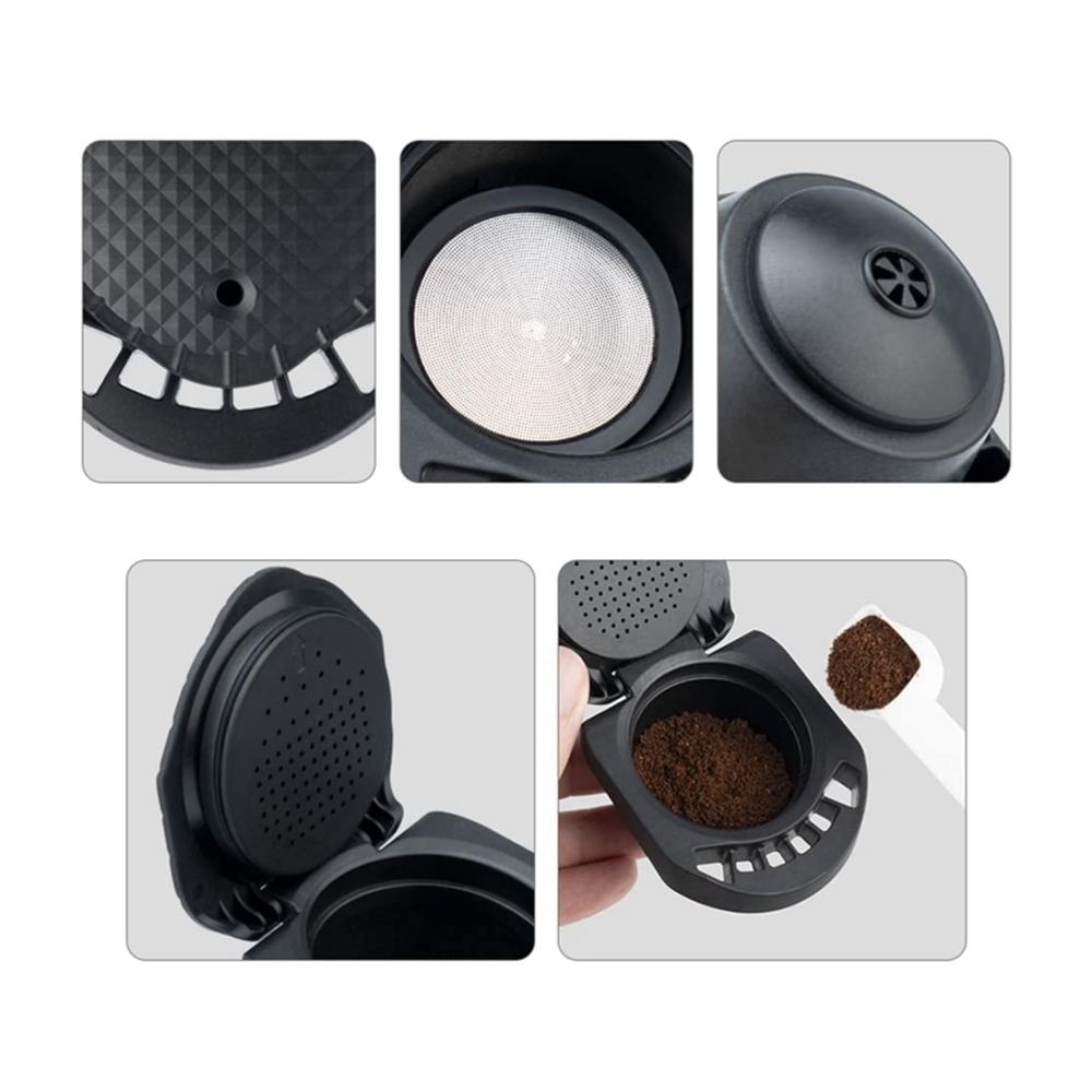 Entdecken Sie den Komfort mit unserem Mehrwegfilter Zweiteiliger Anzugsadapter für Wiederverwendbaren Nachfüllbaren Espresso-Kaffee - Innovatives Design für den perfekten Kaffeegenuss zu jeder Zeit! Nachhaltigkeit trifft auf exquisiten Geschmack