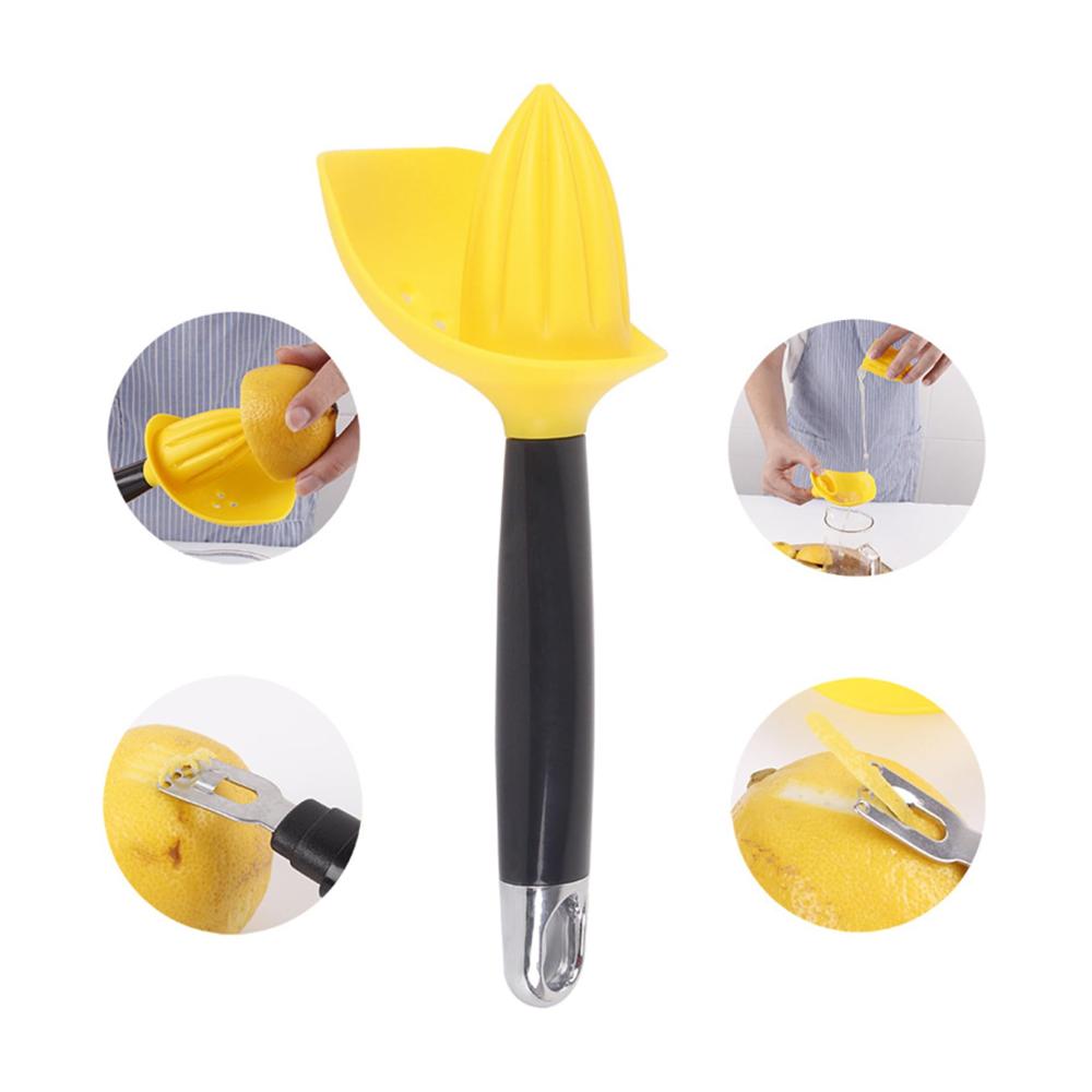 Entdecken Sie die Vielseitigkeit mit unserer Aipeeo Zitronenpresse – 4-in-1 Handpresse für Saft & Zitrusfrüchte – Universelle Größe für perfekte Ergebnisse