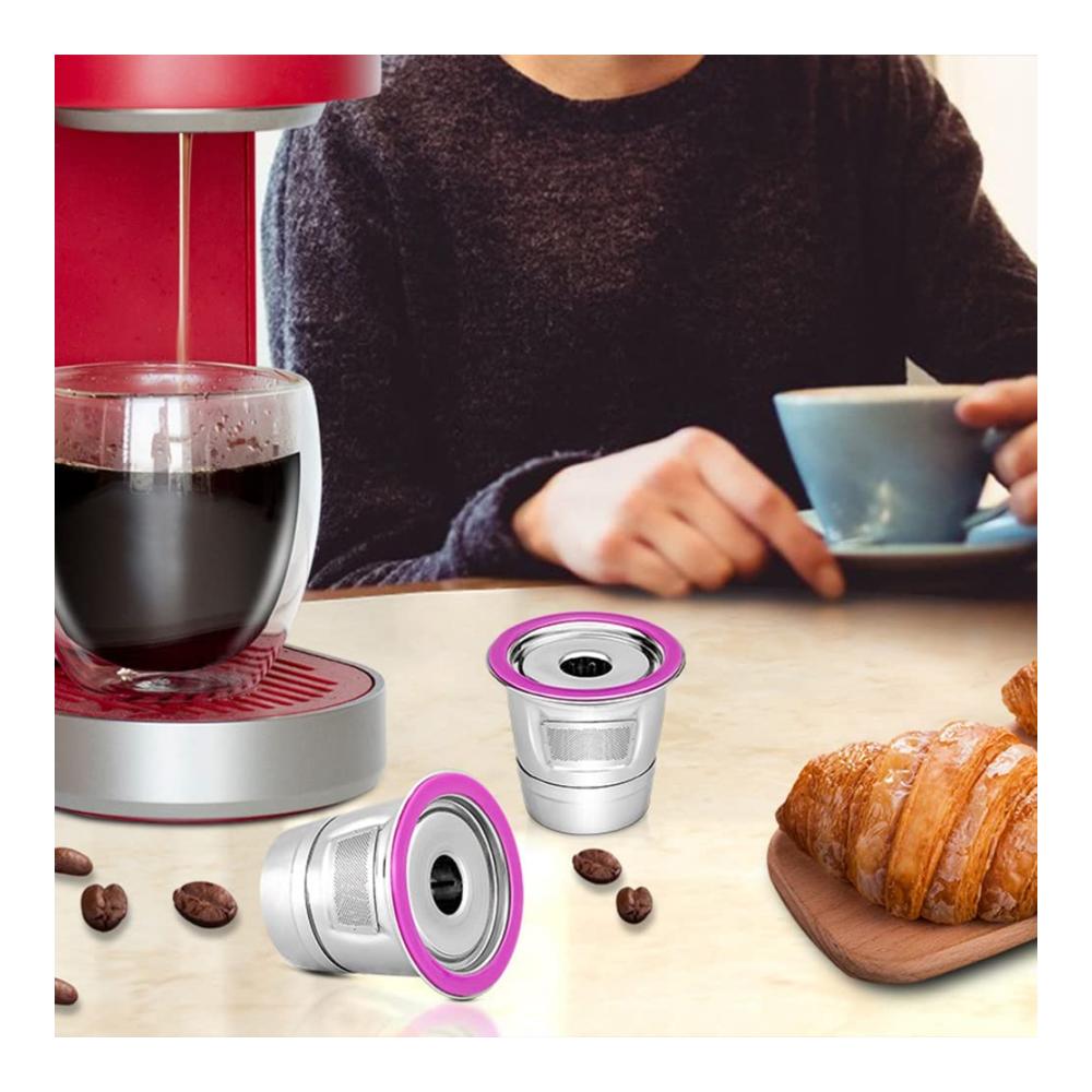 Nachhaltiger Edelstahl-Kaffeekapselbecher | Wiederverwendbarer Mehrwegfilter für 2.0/1.0 Mini Plus Kaffeemaschinen | Umweltfreundliches Kaffeegenuss-Erlebnis