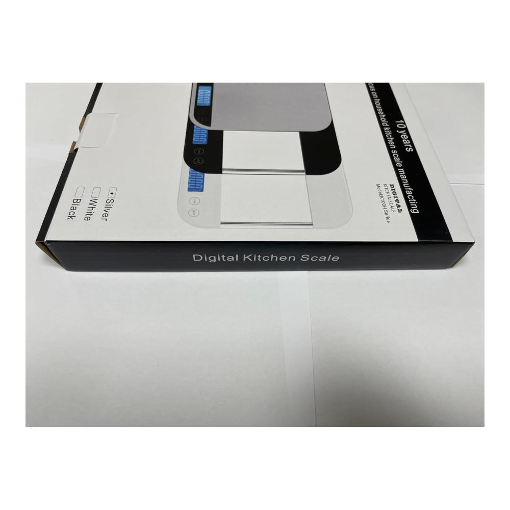 Digitale Küchenwaagen Präzise 15kg Haushaltswaage mit Wasserdichtem Glaspanel Sensor-Touch und Typ-C Aufladung. Inklusive Batterien für müheloses Backen und Kochen