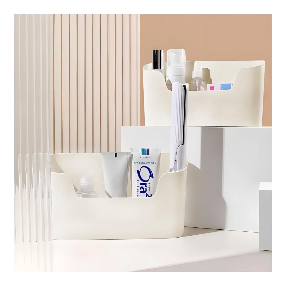 Praktische Schrankkörbe Wandmontierte Küchenorganizer für mehr Stauraum - Selbstklebende Aufbewahrungsboxen ohne Bohren - Cleveres Design für kleine Gegenstände in der Küche - 3er