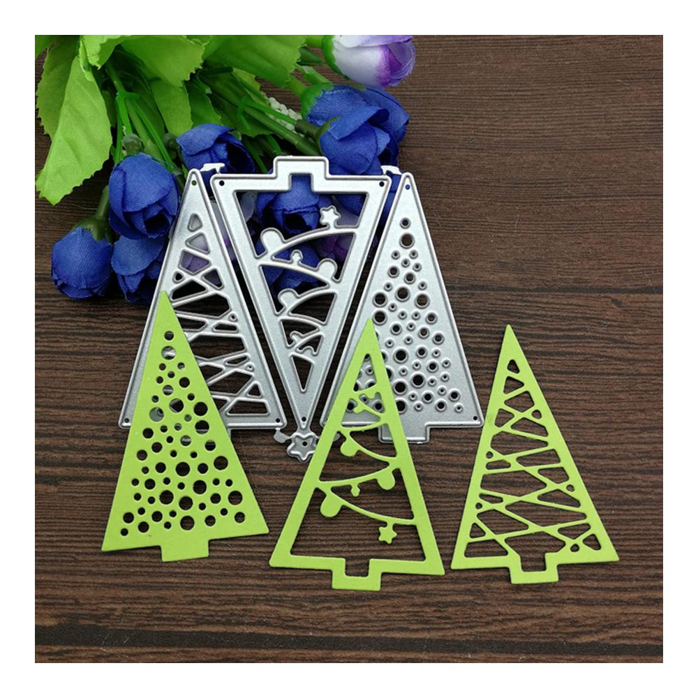 Stanzbögen Weihnachten 8er Set - Weihnachtsbaum Frohe Weihnachten Schneeflocke & mehr - DIY Prägeschablonen für Scrapbooking Karten & Al