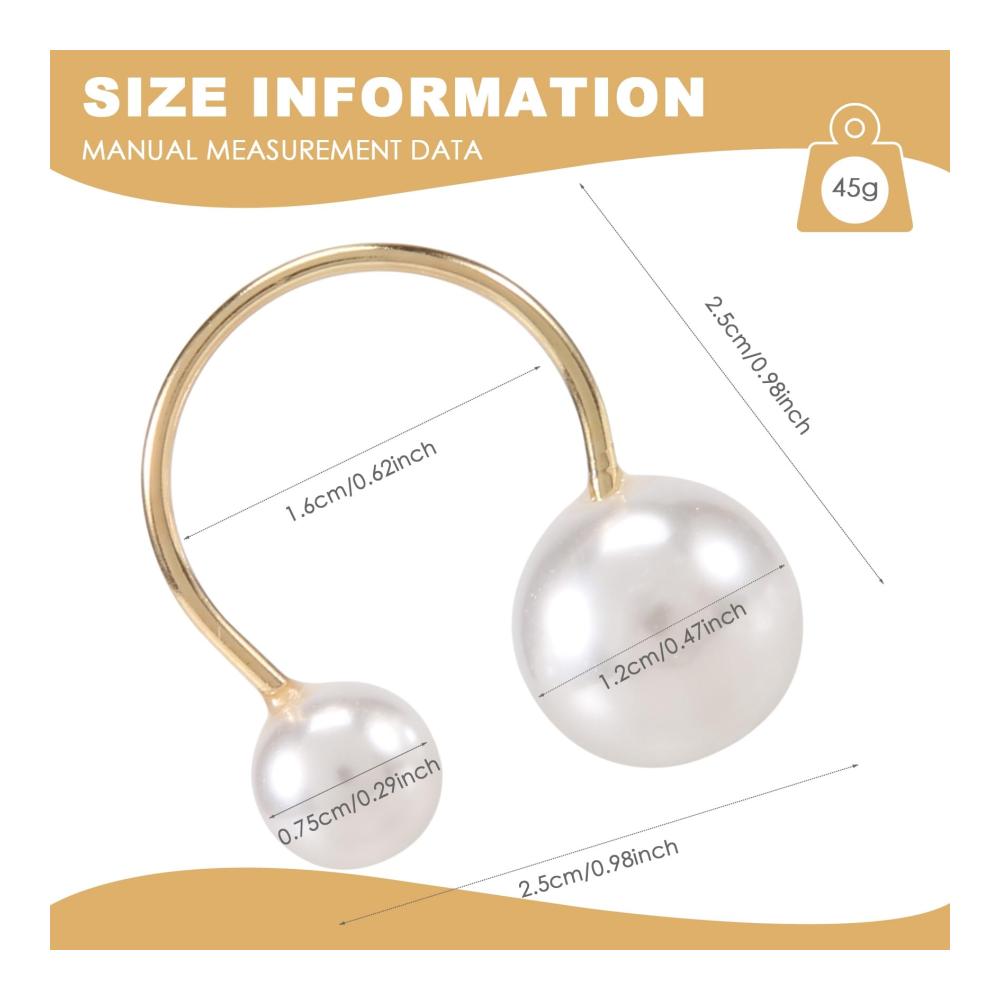 Elegantes Set mit 20 Perlen-Serviettenringen in Gold - Hochwertige Metall-Serviettenschnallen für stilvolle Tischdekoration - Perfekte Feiertags-Serviettenringe und Halter - Schmücken Sie Ihre Tafel mit diesem exquisiten Serviettenring-Ensemble