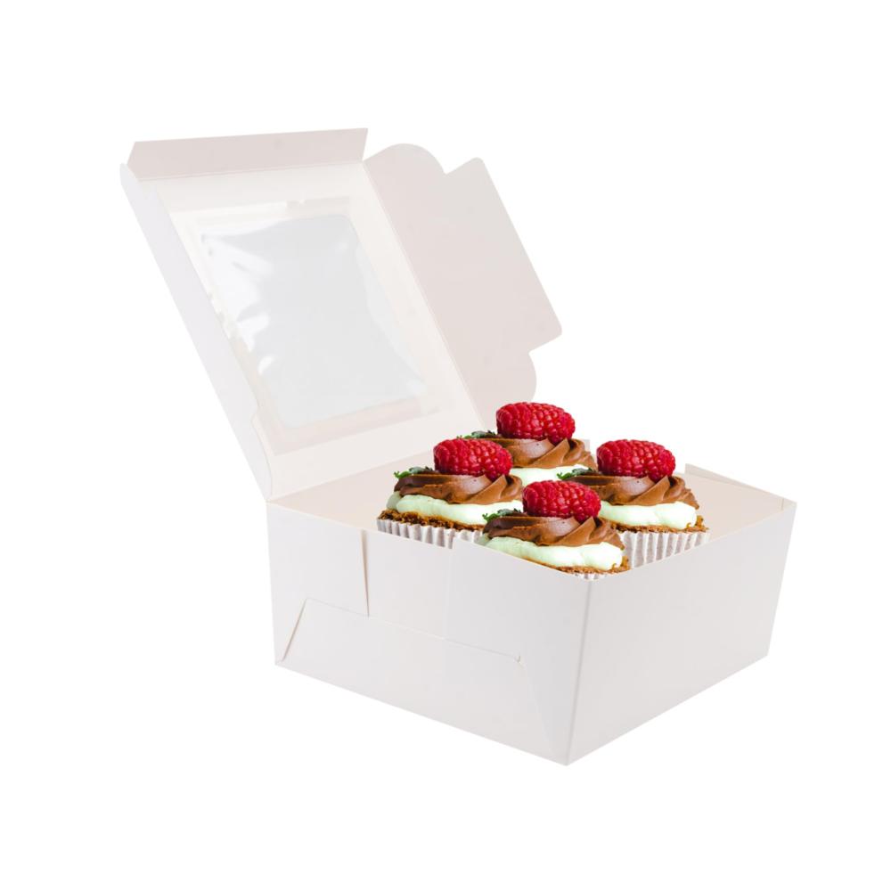 Hochwertige 10-teilige Kraftpapier-Tortenschachtel-Geschenkverpackungsboxen für Geburtstage Hochzeiten und Weihnachten - Perfekte Aufbewahrungslösung für Kuchen und Leckereien - Inklusive Packtaschen