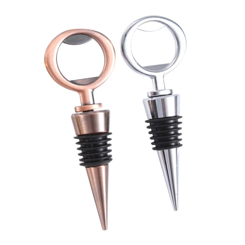 Premium Weinverschlüsse & Ausgießer Set | Wiederverwendbare Flaschenverschlüsse | Barzubehör für Weinliebhaber | 5-teiliges Wein Zubehör | Perfekte Versiegelung und Ausgießen