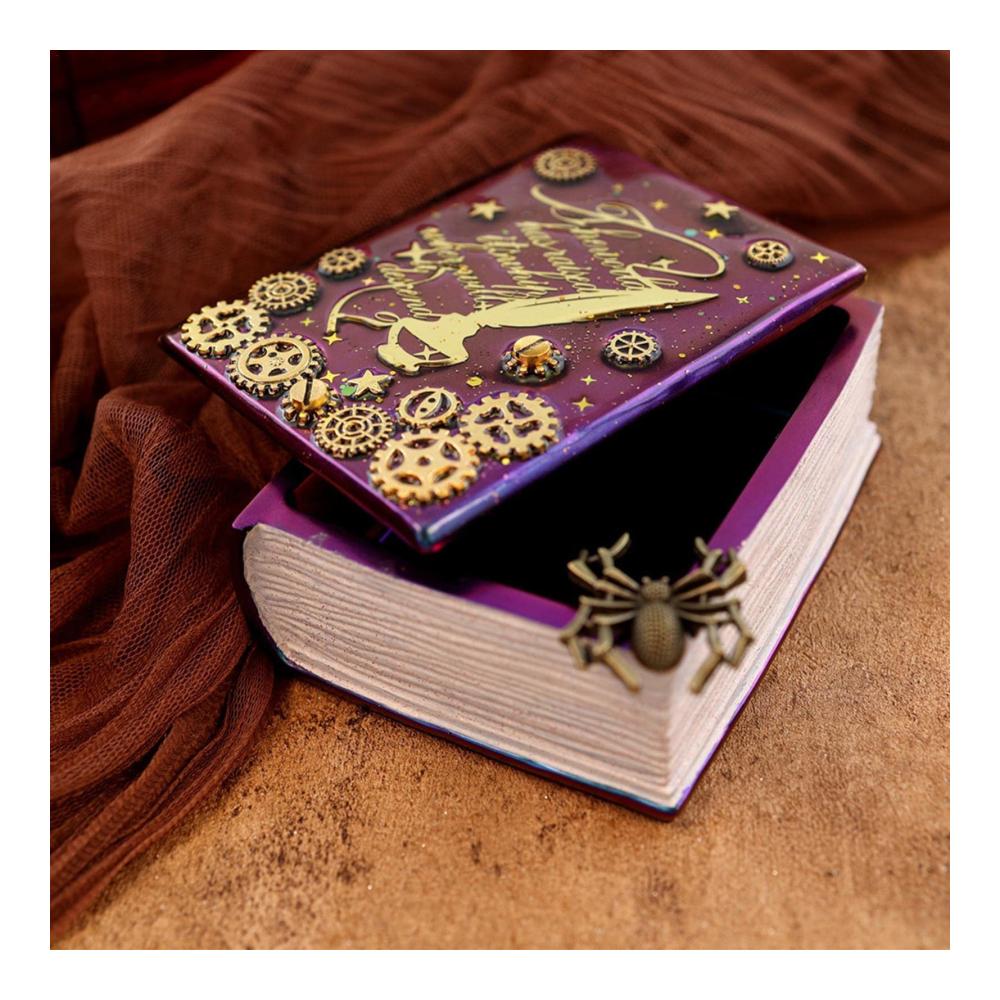 Erstellen Sie Ihre eigenen Kunstwerke mit Leichtigkeit! 2 Stück Silikonformen für Harzboxen | Silikonformen in Buchform mit Schiebedeckel-Design für Modellieren & Gießen von Harz Schmuck Tarot
