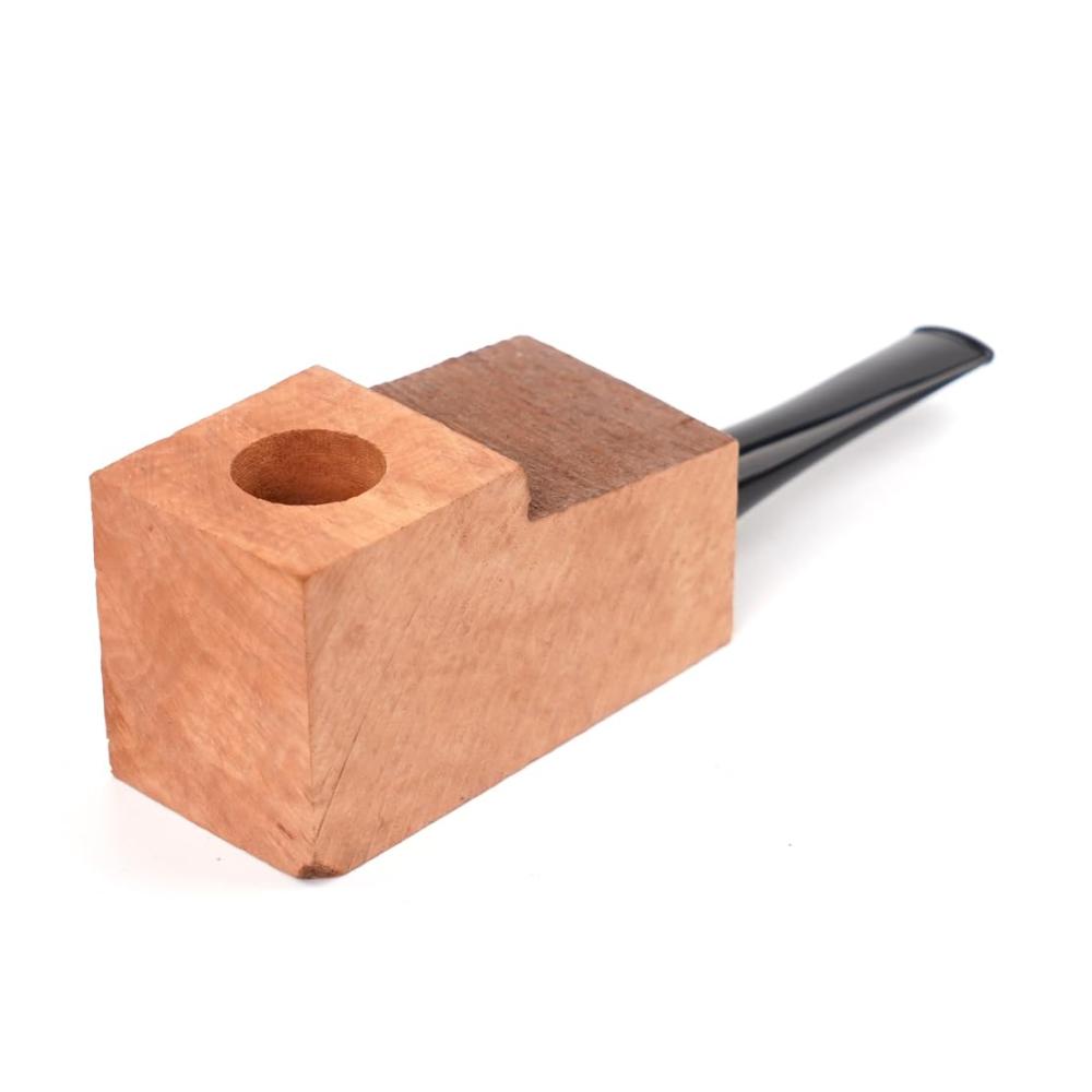 Premium Zigarrenzubehör Holzblock vorgebohrt für DIY Tabakpfeifen-Schnitzprojekte – Gestalten Sie Ihre individuelle Raucherfahrung! AA0350
