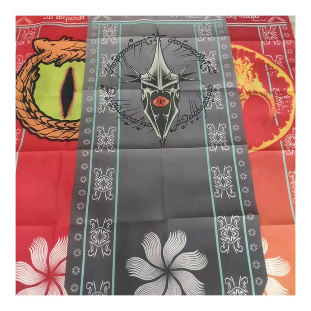 Konfetti Geburtstagsparty-Dekorationen Lotr-Flagge Gothmog Angmar IronHills Lothlorien Smaug Isengard Rivendell Erebor Heimdekoration Banner Dekoration Volant S3 Girlande Luftschlangen Kit für unvergessliche Feiern