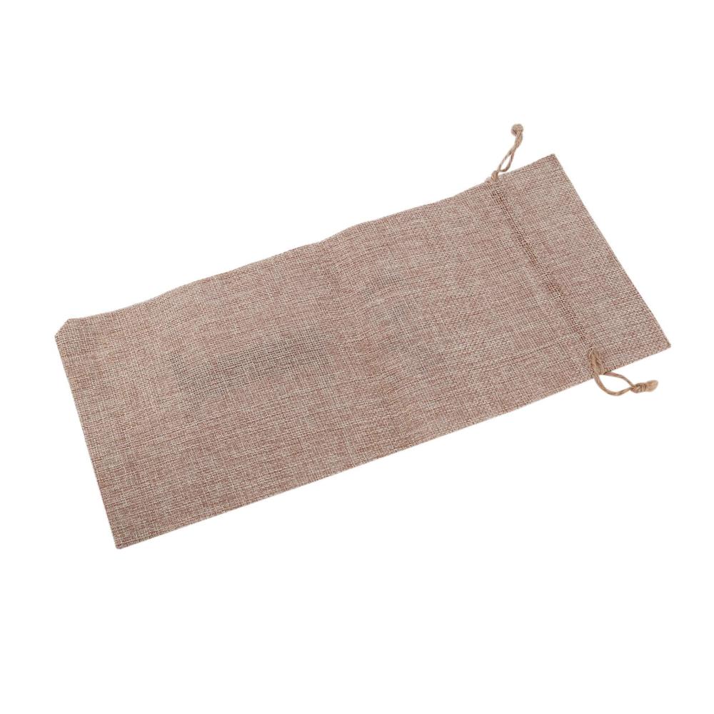 10 Stück Weinbeutel | 14x6 1/4 | Hessisch Nummerierte Weinflasche Geschenkbeutel | Kordelzug | Ideale Flaschenkörbe & -träger für Blinde Weinprobe | Praktisch und stilvoll
