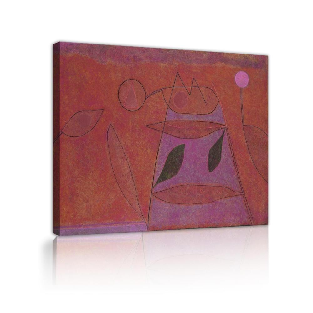 Exquisite Lackierungen Moderne Kunstwerke von Paul Klee | Gerahmte Giclée-Leinwanddrucke für Büro und Wohnkultur | Wandkunst in Innenräumen | 90x108cm