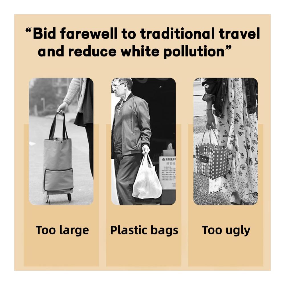 2er-Pack Faltbare Einkaufstaschen aus Nylon mit Reißverschluss – Wiederverwendbare Shopper für Großeinkäufe Home Travel & Camping - Praktisch & Geräum