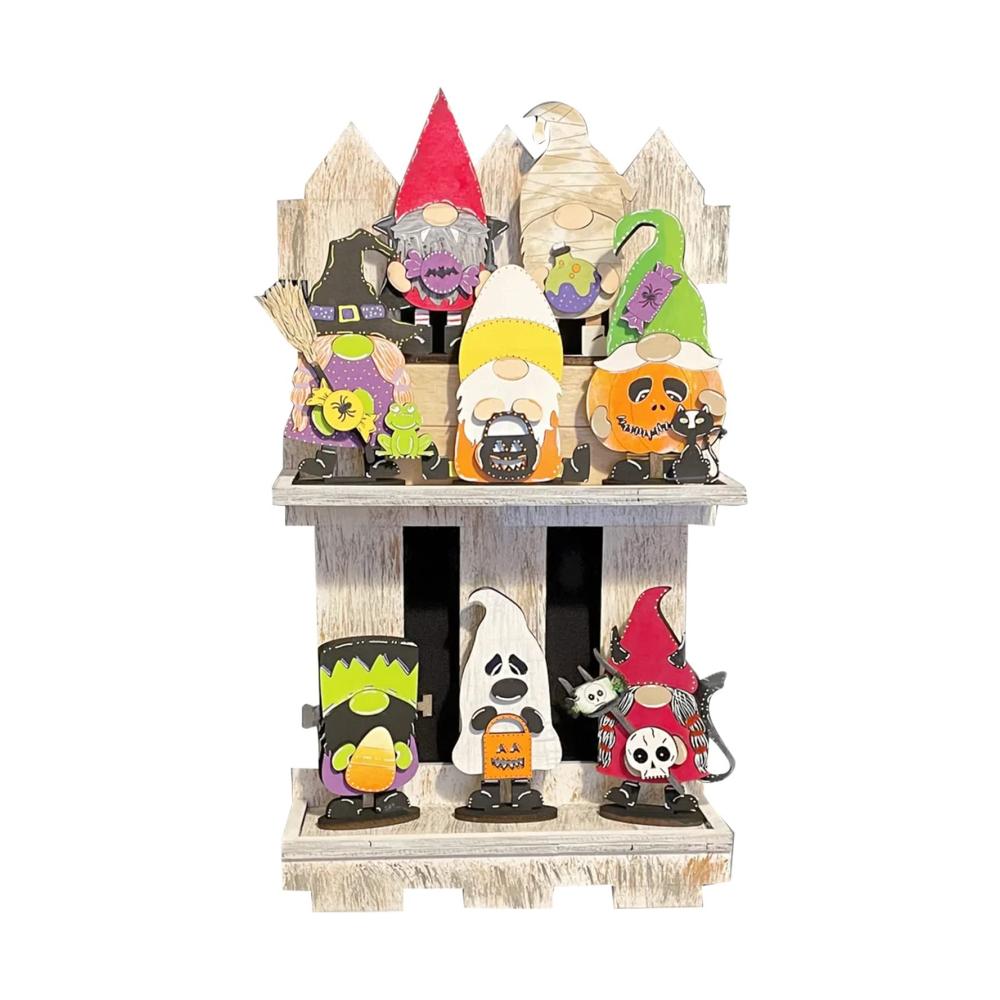 Gruselige Halloween Puppen Gesichtsloser Zwerg Plüsch - Dekorationen für Herbst & Party - Perfekte Geschenke für schaurige Hausdekorationen (Einheitsgröße Farbe wählbar