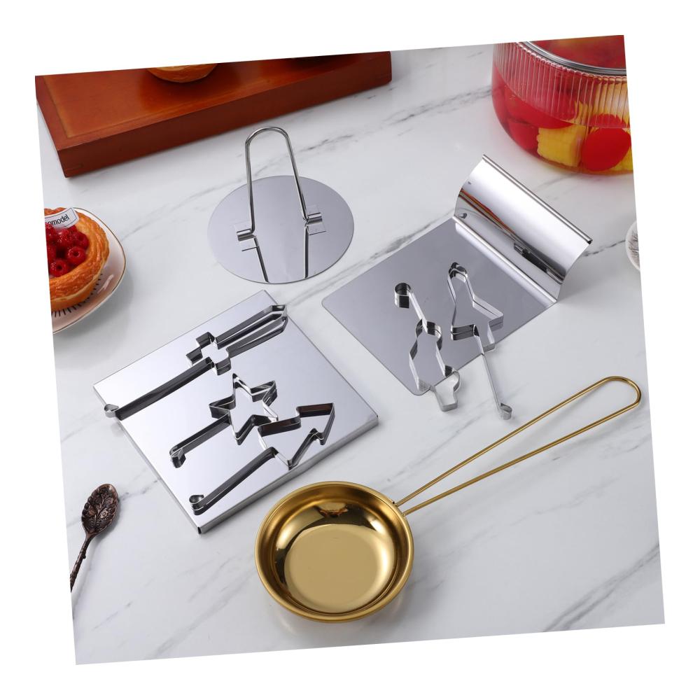 Backspaß Deluxe 10-teiliges Ausstechformen-Set für kreative Keksvariationen | Robuste Metallausstecher für Dalgona Süßigkeiten & mehr
