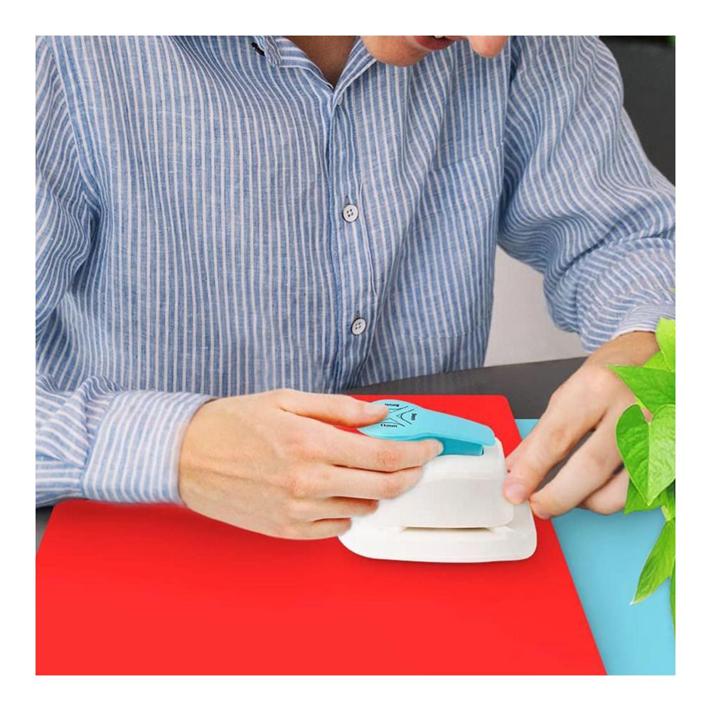 Hochwertiger 3-in-1 Stanzer für Kreativprojekte - Perfekt für Scrapbooking Kartenherstellung und Fotoalben - Präzise Papierverzierungen und Eckenbasteln