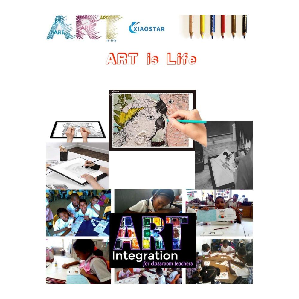 Leuchtkasten A3 für kreative Köpfe Einstellbare Leuchtplatte für perfektes Zeichnen und Diamond Painting – Innovativer leuchttisch mit Typ-C Schnittstelle ideal für Kinder und Künstler – Inklusive stilvoller Geschenkbox