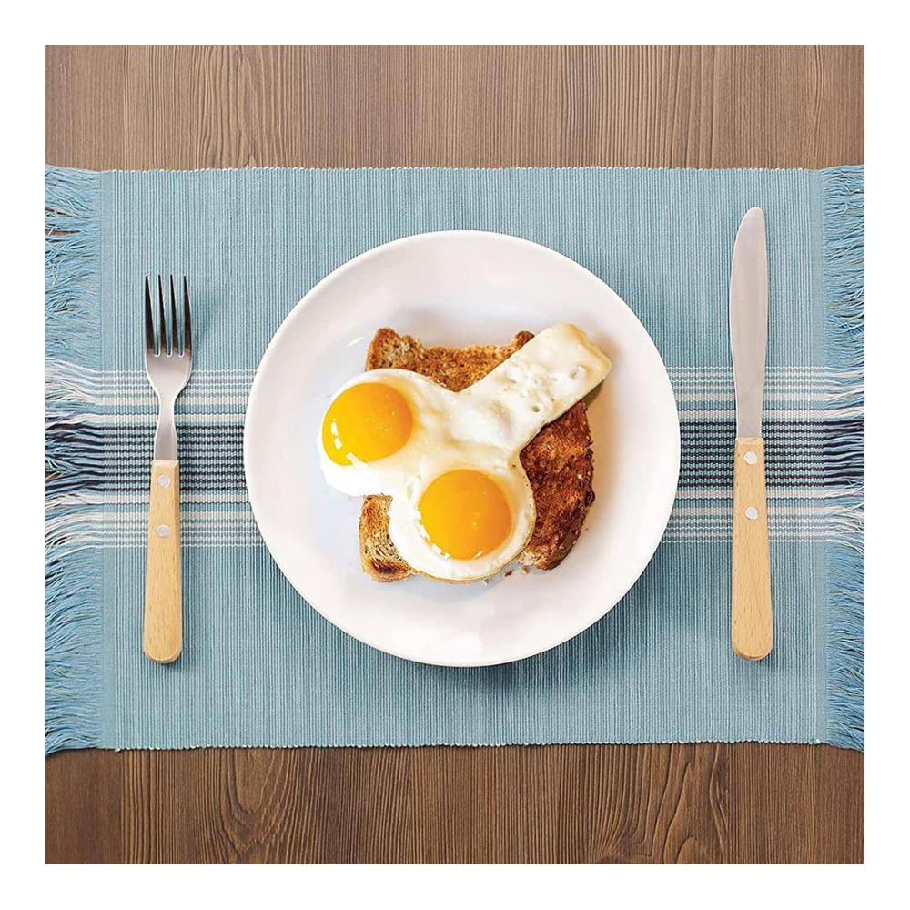Kreative Omelettpfannen Edelstahl Ei Ring mit Antihaftbeschichtung und Griff. Perfekt für lustige Spiegelei-Formen und müheloses Kochen von Omeletts und Pfannkuchen