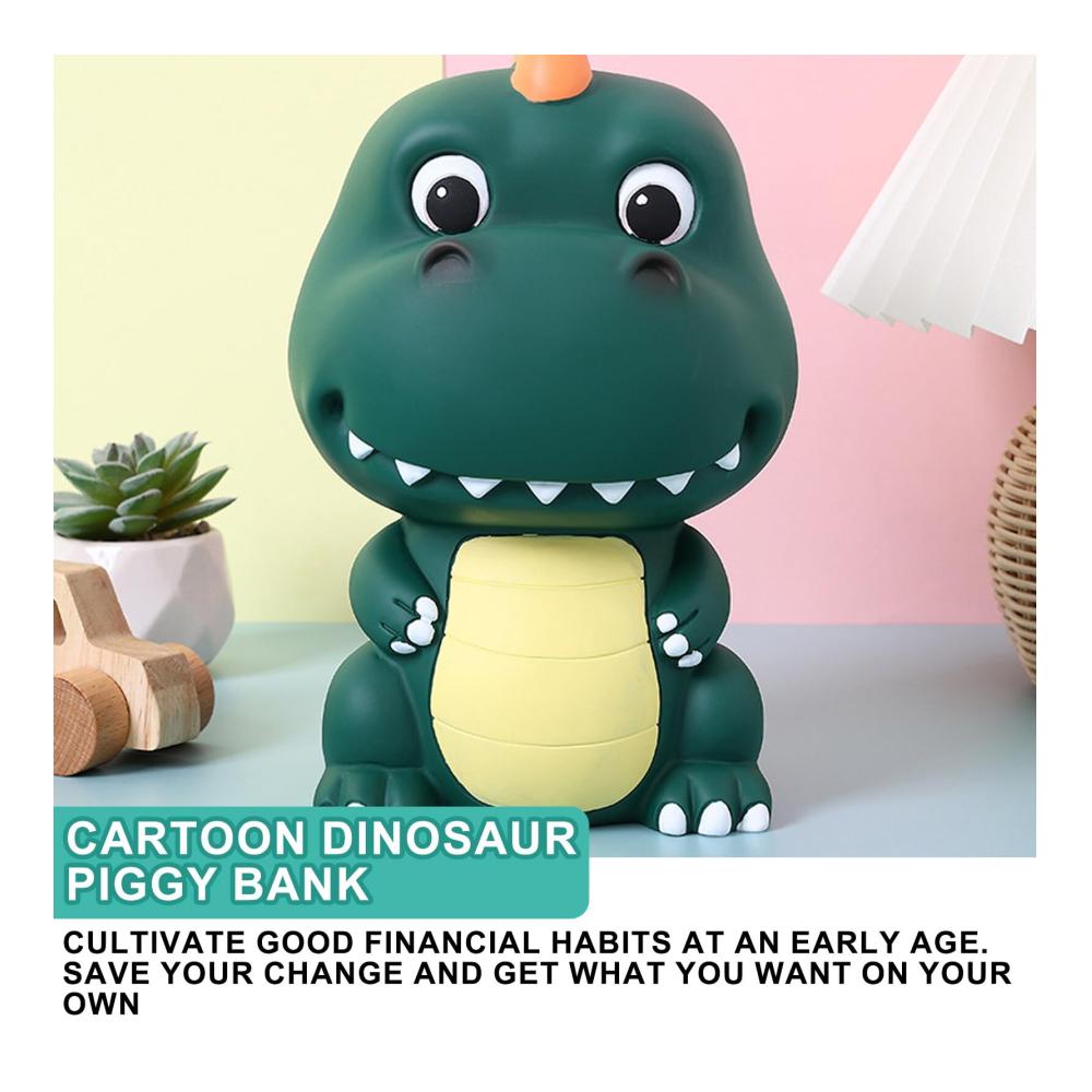 Spardose Kinder Dinosaurier | Süßes Sparschwein im Dino-Look | Perfekte Geldgeschenkidee für Mädchen und Jungen | Tolles Geschenk zum Geburtstag und zur