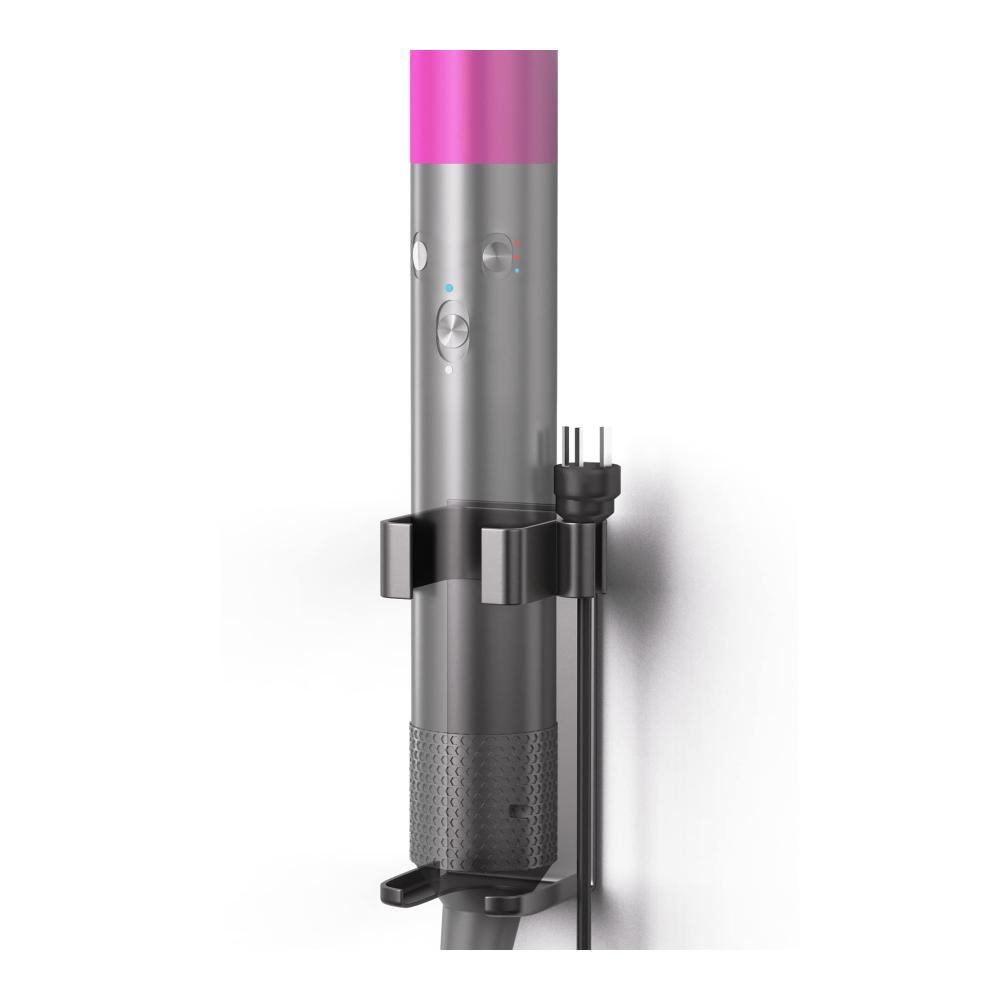 Organizer Deluxe Haartrocknerhalter Wandhalterung für Dyson Airwrap Glätteisen Glättbürste & mehr - Bohrfrei & Hochtemperaturbeständig. Perfekte Aufbewahrung & einfacher Zugriff auf Styling-Zub