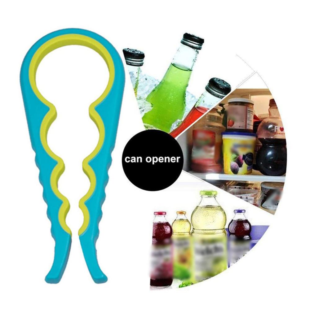 4-in-1 Dosen- & Deckelöffner Set | Einfache Handhabung für Schwache Hände Senioren & Arthritis | Manueller Flaschen- Glas- & Dosenöffner | Multifunktionaler Küchenhelfer | 3er Pack