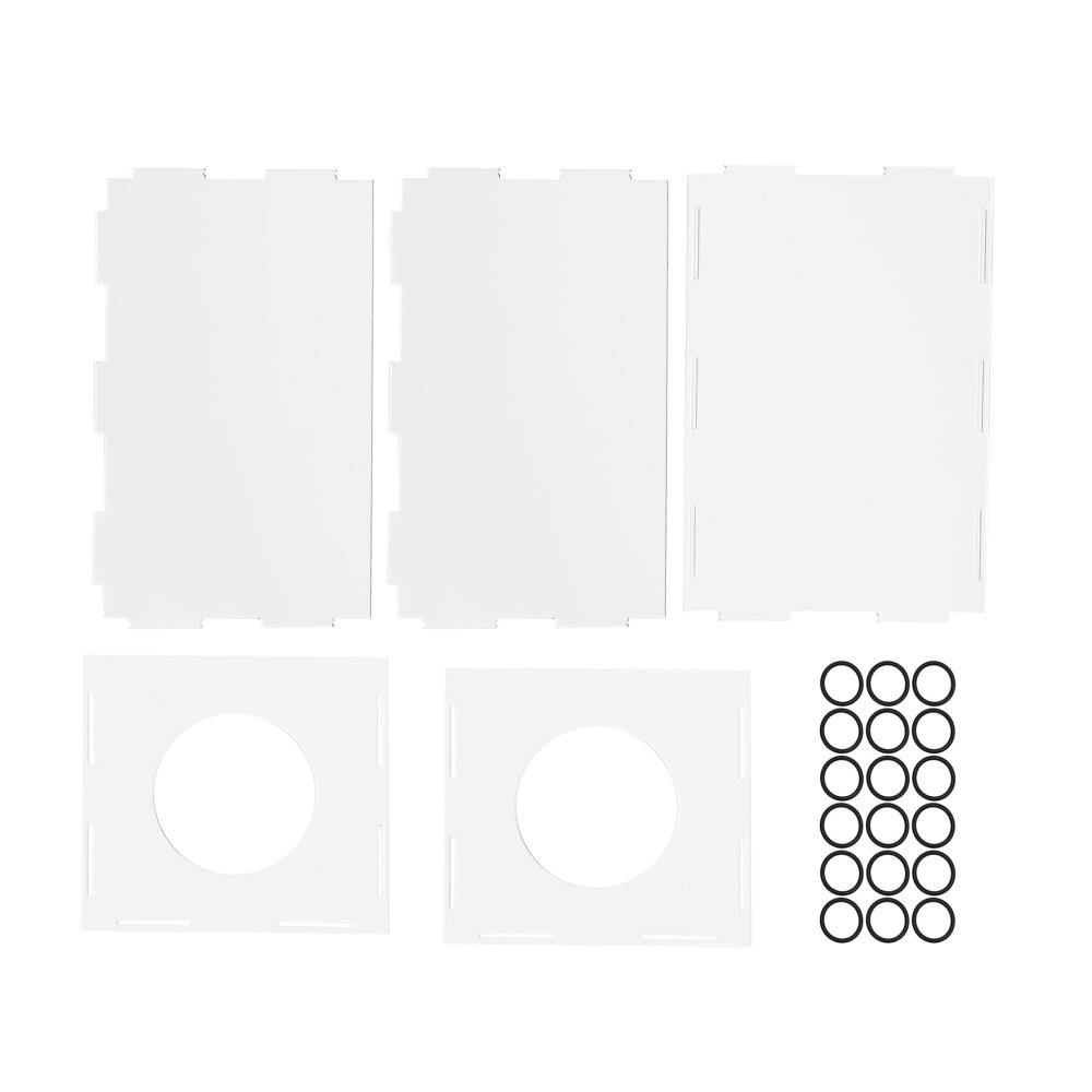 Premium Schrank-Staubschutzbox aus transparentem Acryl | 2 Löcher | Hochwertiger Schutz für Ihre Schleif- und Poliergeräte | Ideal für Gravurarbeiten | 30x20x18