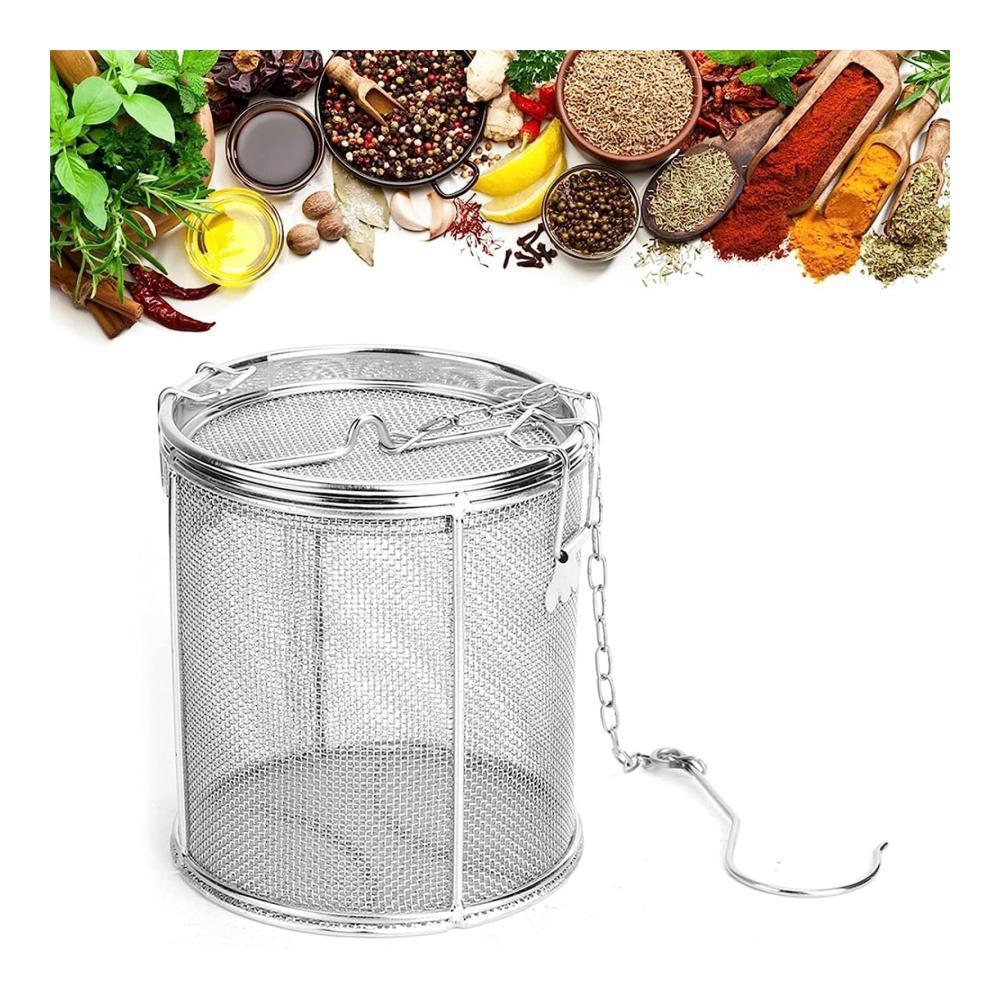 Hochwertiges Teekugel-Sieb aus Edelstahl für aromatischen Tee & köstliche Suppen! Praktischer Filter für Gewürze und mehr - Genießen Sie perfekte Getränke und Speisen