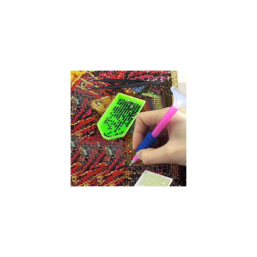 DIY 5D Diamantgemälde Sets für Erwachsene und Kinder - Wütendes Skelett-Jack-Wanddekorationskit - Kunsthandwerk mit vollen Diamanten - 30x40 cm - Spaß für die ganze Familie
