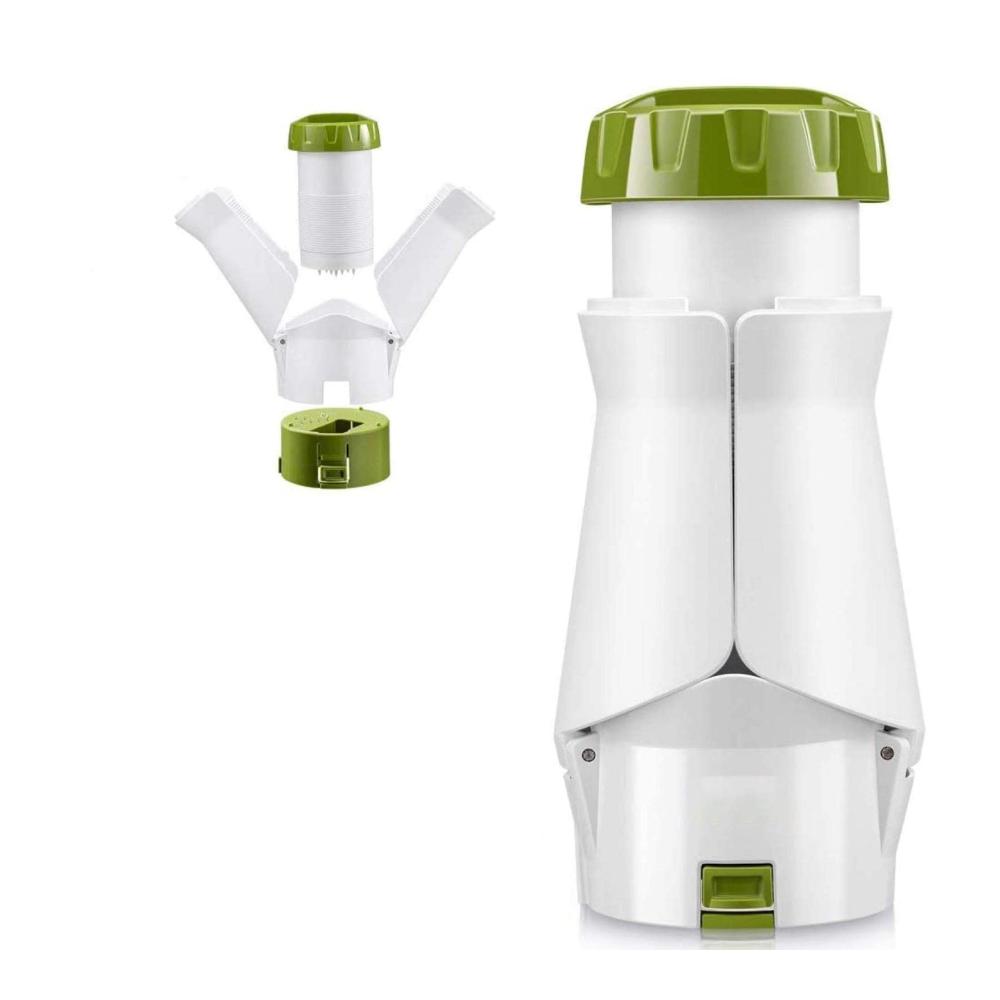 Premium Kartoffelschneider 4-in-1 Innovativer Küchenhelfer für perfekte Gemüsespiralen! Ideal für Kartoffeln Gurken Kürbis Zucchini & Zwiebeln. Hochwertiger Gemüsehobel und Kochzubehör für kreative Gerichte