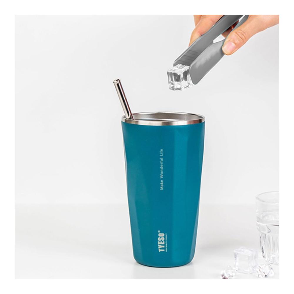 600ml Edelstahl Kaffeebecher mit Strohhalm - Thermoisoliertes Trinkgeschirr für Unterwegs - Auslaufsicherer Auto-Tumbler für Heiß- und Kaltgetränke - Ideal für Reisen und Pendeln - Kaffeetassen & Becher
